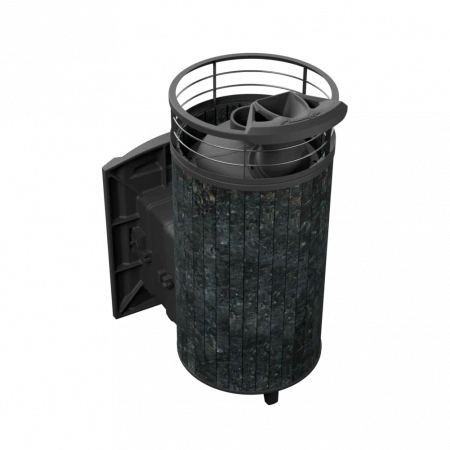 Печь чугунная "Атмосфера XL" Пироксенит ламель+сетка с газовой горелкой ПроМеталл