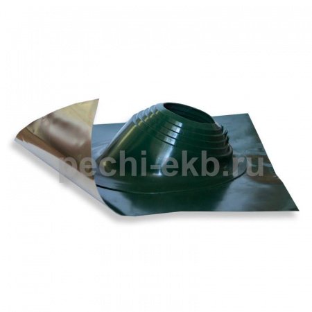 Кровельный проходник Мастер Флеш № 2 зеленый, d 200-280 мм, 600/600 мм СИЛИКОН