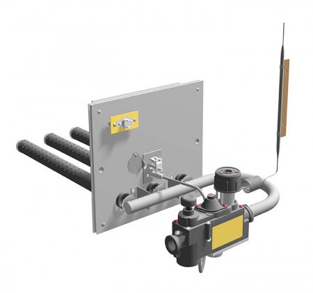 Газовая горелка УГ-САБК-ТБ-12-1 (ПБ — 12 кВт), автоматика с датчиком температуры t =70-110 ОС, энергонезависимый пъезорозжиг