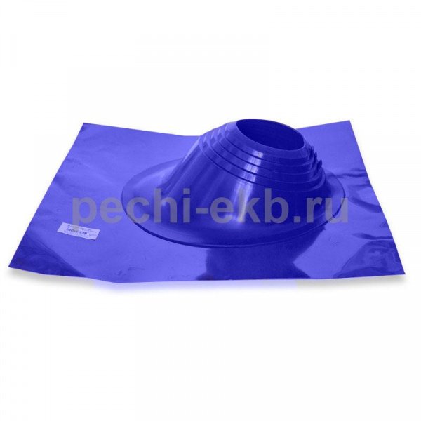 Кровельный проходник Мастер Флеш № 2 синий, d 200-280 мм, 600/600 мм СИЛИКОН