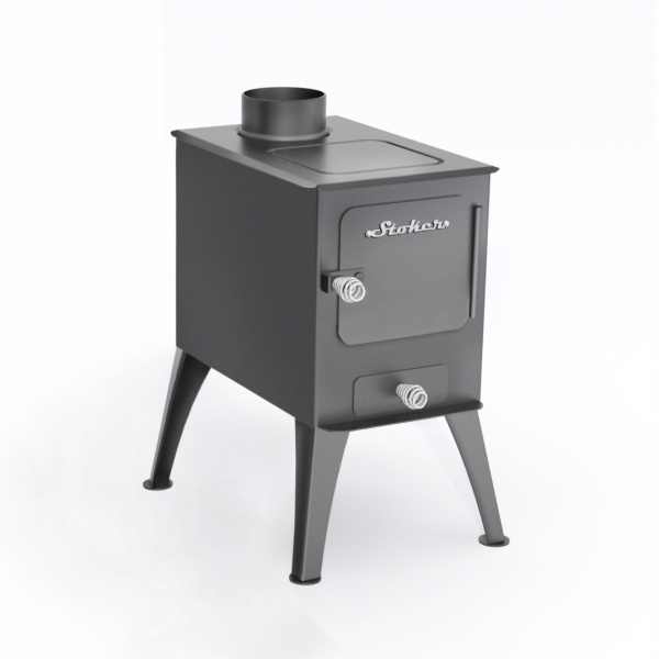 Буржуйка Стокер "Садовая 50" с плитой, Ермак