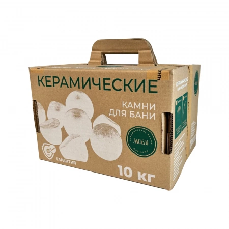 Камень керамический в банную печь "МОВИ" (круглые) 10 кг ПроМеталл