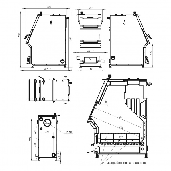 Котел отопительный Стокер Pro 50 (Ермак)