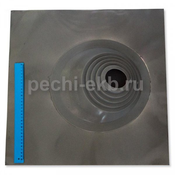 Проход через кровлю Мастер-флеш № 1 серый, d 75-200 мм, 500/500 мм СИЛИКОН
