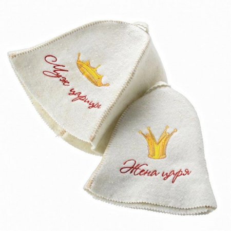 Комплект «Жена царя/Муж царицы» белый