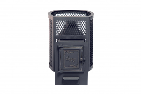 Печь для бани чугунная Сибирь 24 сетка