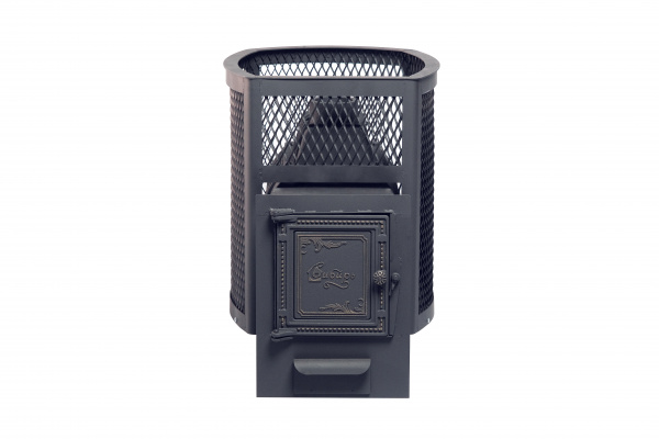 Печь для бани чугунная Сибирь 24 сетка