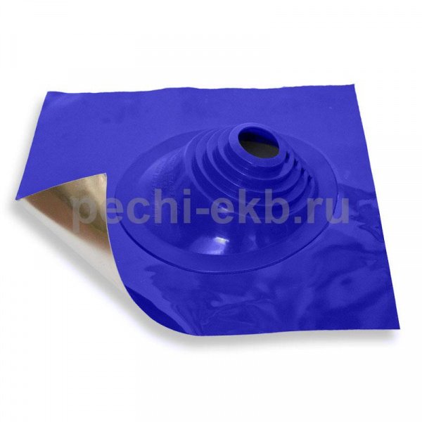 Проход через кровлю Мастер-флеш № 1 синий, d 75-200 мм, 500/500 мм СИЛИКОН
