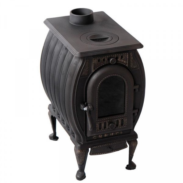 Чугунная  печь с плитой Сибирь 8  (НМК)