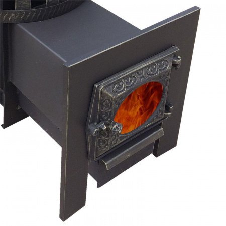 Рамка черная на банную печь Березка 15, Викинг 15, Витязь 18, Сталь