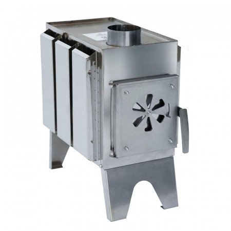 Мобильная печь «Турист» (дымоход в комплекте) Сибирь, 80 мм