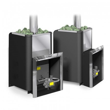 Газо-дровяная печь Уралочка 12 Нерж.сталь