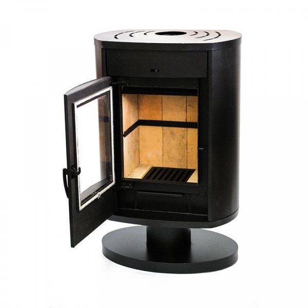 Камин Сибирь 10 на круглой ножке (НМК)
