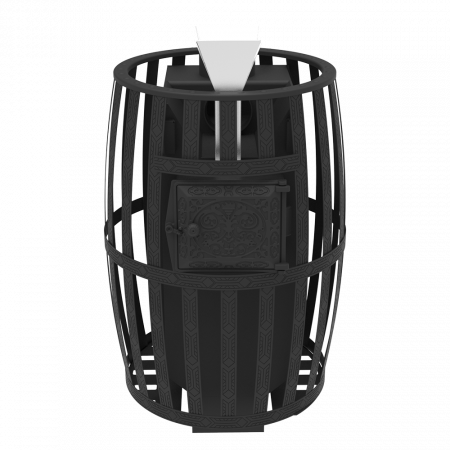 Печь для бани Витязь 18 Закрытая каменка, ДТ-4, 6-8 мм