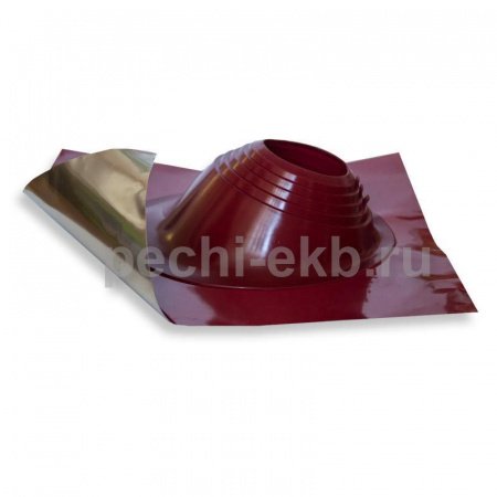 Кровельный проходник Мастер Флеш № 2 красный, d 200-280 мм, 600/600 мм СИЛИКОН