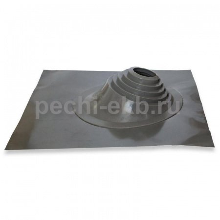 Проход через кровлю Мастер-флеш № 1 серый, d 75-200 мм, 500/500 мм СИЛИКОН