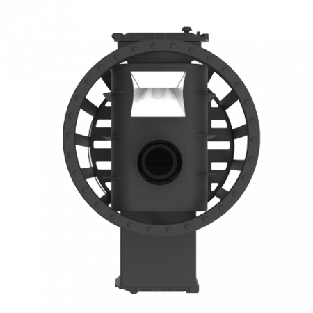 Чугунная печь для бани Воевода 20 ДТ-4, c закрытой каменкой, сетка