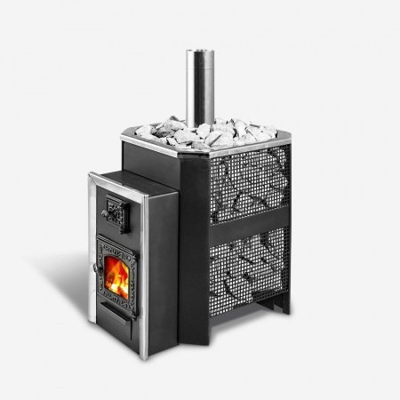 Печь для бани Радуга ПБ 33 дверца со стеклом