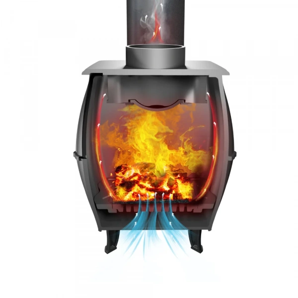 Печь чугунная отопительная "Бахтинка"  ПроМеталл