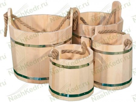 Ведро 10 л кедр