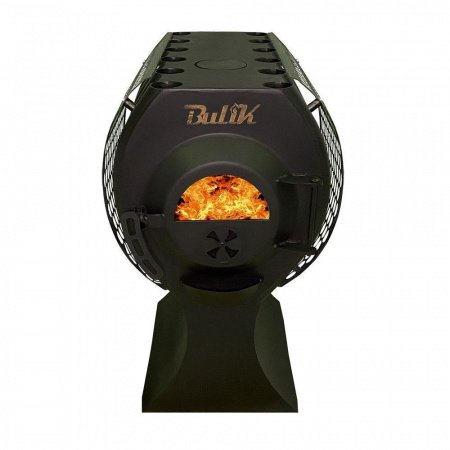 Печь «Bulyk-280 Плюс» отопительно-варочная, со стеклом и экранами