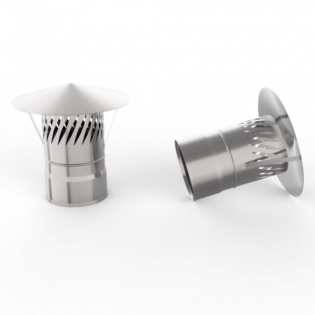 Зонт с искрогасителем 150 мм, 0,5 мм, нержавейка