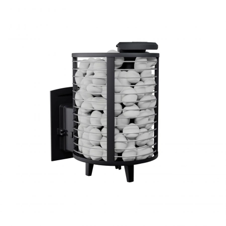 Печь чугунная банная "Атмосфера М" сетка-ПРУТОК нержавейка ПроМеталл