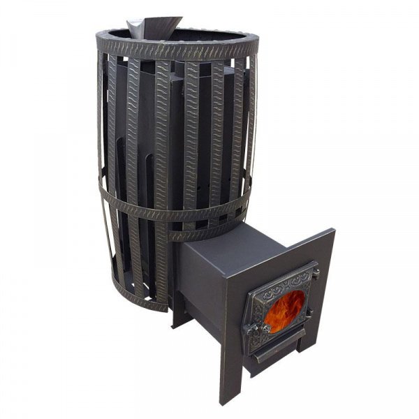 Рамка черная на банную печь Березка 15, Викинг 15, Витязь 18, Сталь