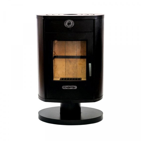 Камин Сибирь 10 на круглой ножке (НМК)