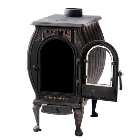 Чугунная  печь с плитой Сибирь 8  (НМК)