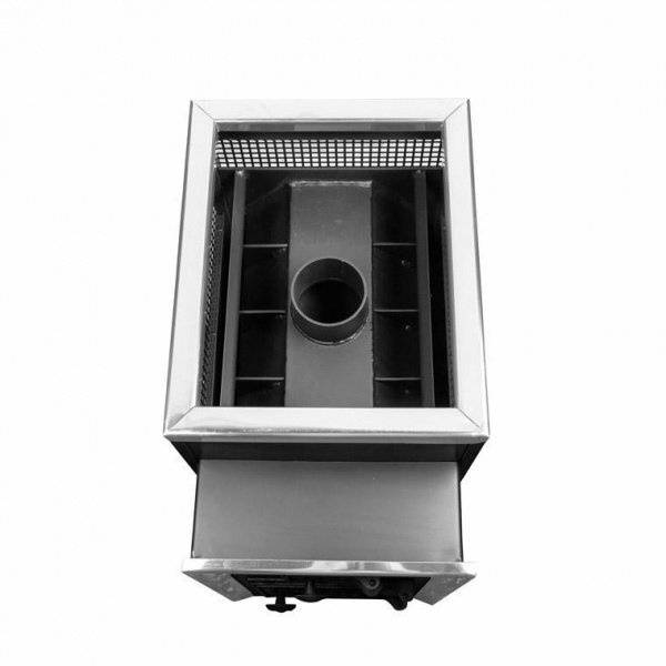 Печь для бани Радуга 21Б 8 мм под навесной бак 50 л (отдельно)