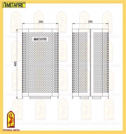 Сетка для камней -Экономайзер d 150 мм Нержавейка Мета