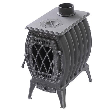 Чугунная  печь с плитой Сибирь ПМЧ - 10 (НМК)