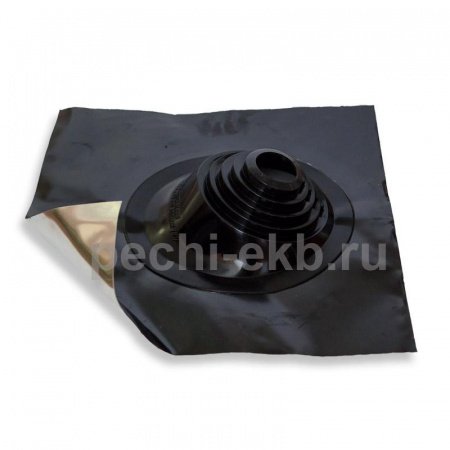 Проход кровельный Мастер-флеш № 1 черный, d 75-200 мм, 500/500 мм СИЛИКОН