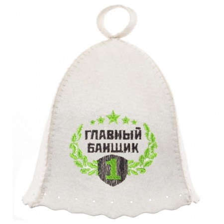 Шапка «Главный банщик» Эко Банная линия
