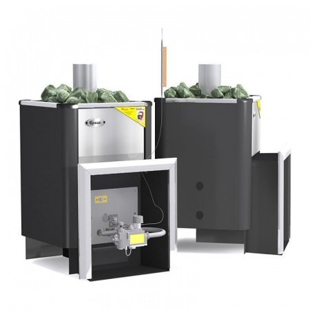 Газо-дровяная печь Уралочка 20 Нерж сталь