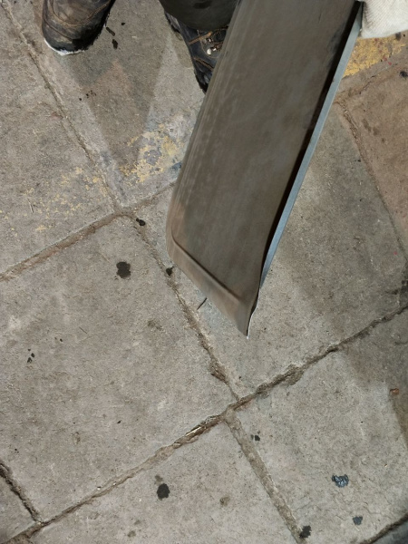 УЦЕНКА 30% Притопочный лист оцинковка 600x400, 0,5мм