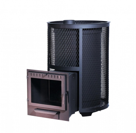 Печь для бани с закрытой каменкой Дубрава 30, сталь 6 мм Сибирь