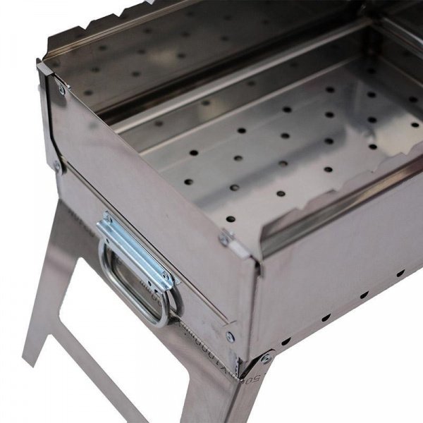 Мангал «Сибирь-10 Н» складной, нержавейка