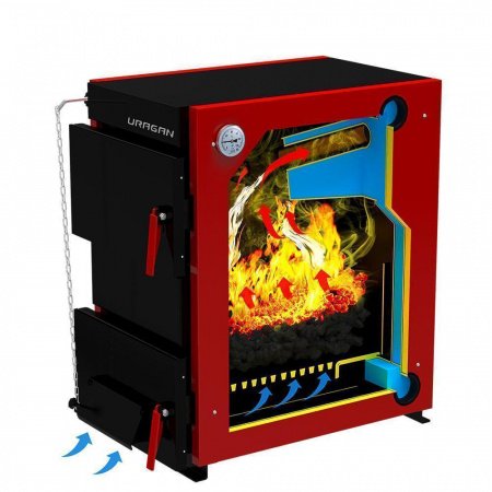Котел комбинированный URAGAN PROF 34 квт