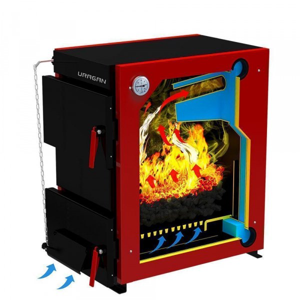 Котел комбинированный URAGAN PROF 28 квт