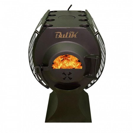 Печь «Bulyk-150 Плюс» отопительно-варочная, со стеклом и экранами