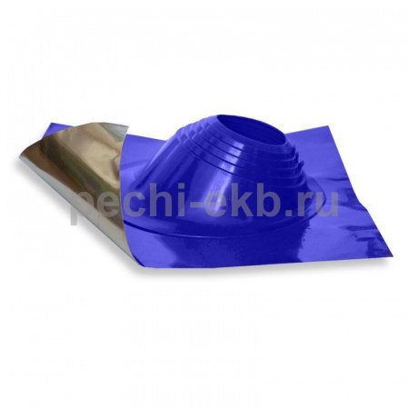 Кровельный проходник Мастер Флеш № 2 синий, d 200-280 мм, 600/600 мм СИЛИКОН