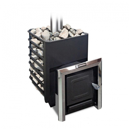 Печь банная Ермак 20 Сетка  Классика ( сталь 6,0 мм )