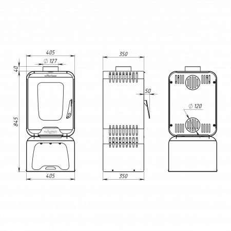 Печь - камин Stoker SOFFIT 7-T Ермак