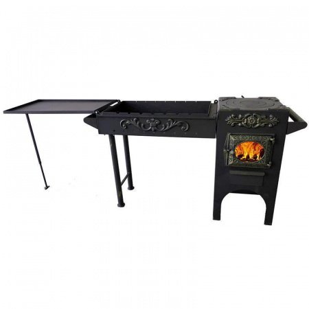 Казан-мангал «Березка Эксклюзив» со стеклом, 115 мм