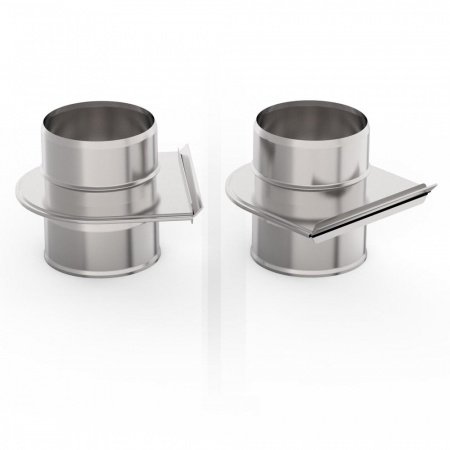 Шибер-задвижка ф 150мм, 1,0мм, нержавейка