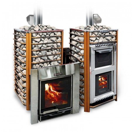 Печь для бани «Ермак 30 Сетка-Люкс», сталь 8 мм