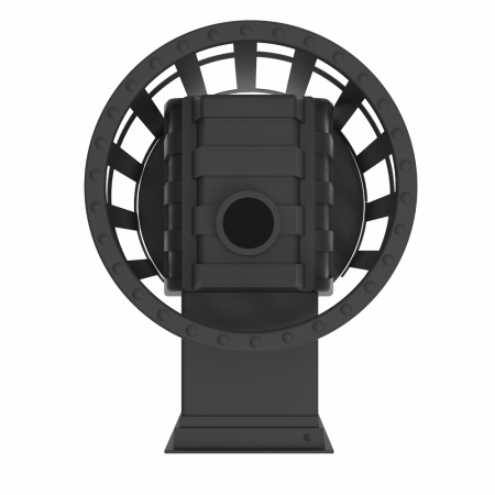Чугунная печь для бани Воевода 20, Д-2 дверца со стеклом, сетка