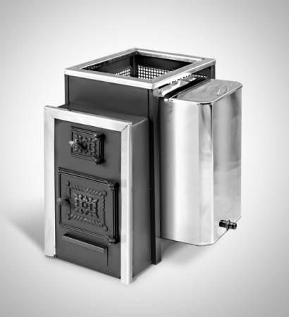 Печь для бани Радуга 21Б 6 мм под навесной бак 50 л (отдельно)